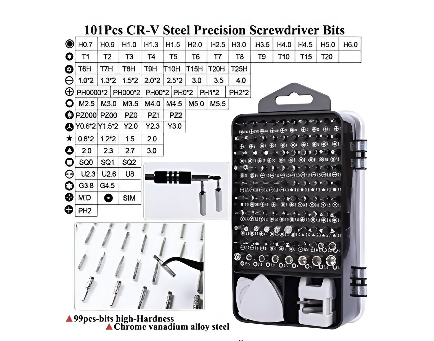 Screwdriver Set 110 in 1 Professional Precision view 2